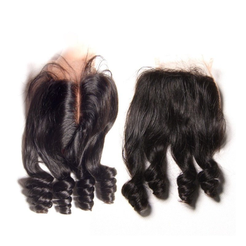 10A Grade Brazilian 3/4 Funmi Hair Human Hair bundles with 4x4 Closure - Getmgirlzworld Shop