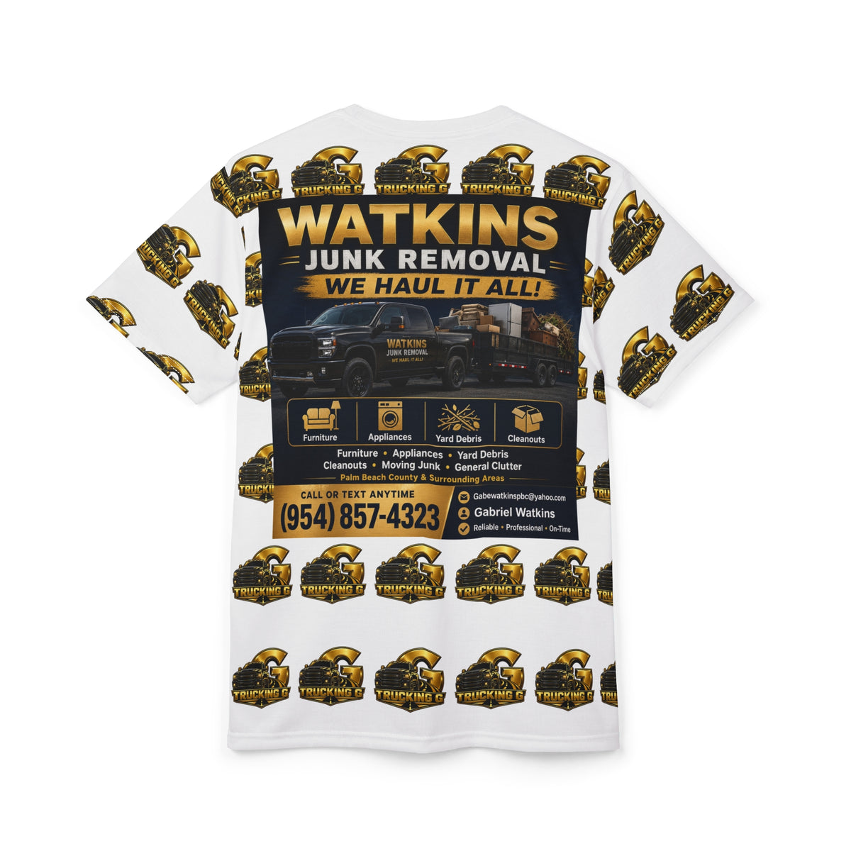 Custom Company Logo All-Over Print