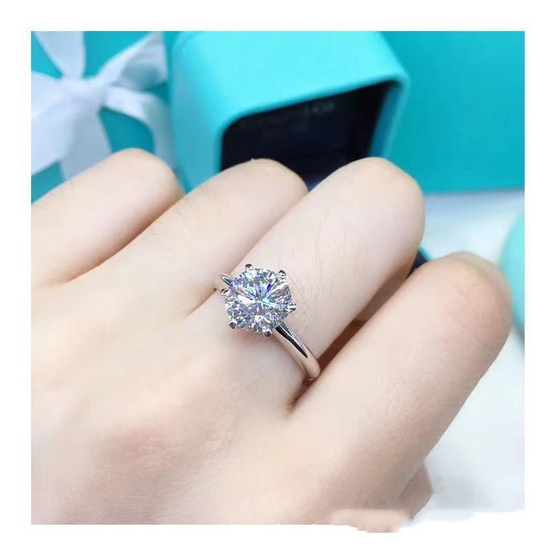 18k Gold Moissanite Diamond Ring - Getmgirlzworld Shop