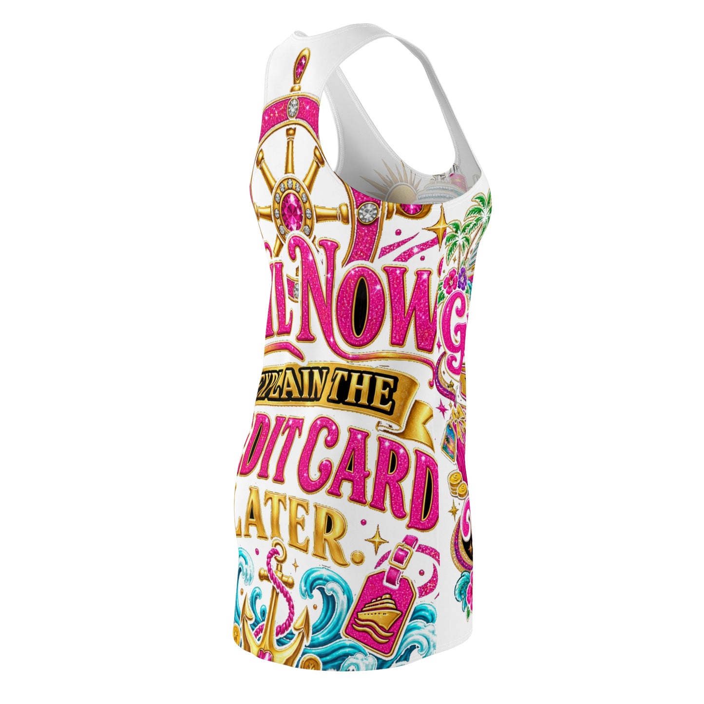 Disney Cruise Vacation Tank Dress — 'Girl Math: If the Disney Cruise Is Paid For Before We Sail, the Vacation Is Free'