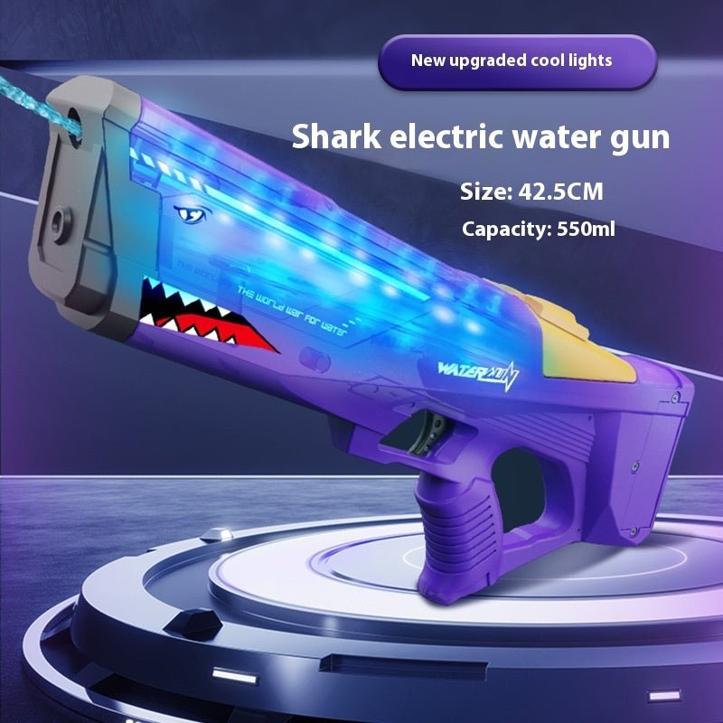 Electric Water Cannon Automatic Continuous Laser Large Capacity Water Toy - Getmgirlzworld Shop