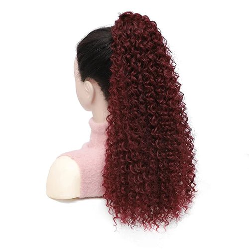 Long Afro Curly Drawstring Ponytail Synthetic Puffy Kinky Curly Fake - Getmgirlzworld Shop