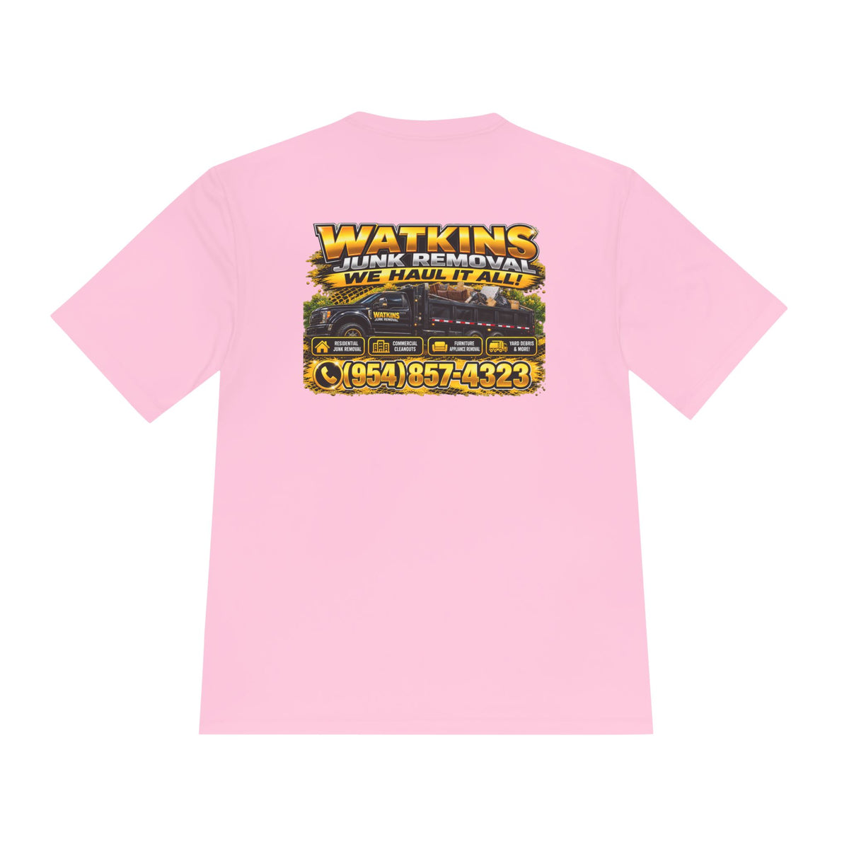 Custom Moisture-Wicking Tee — Personalized Work Shirt