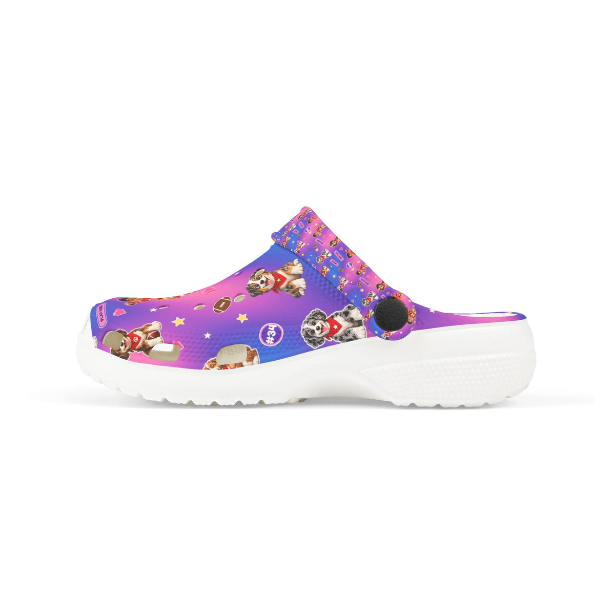 Kids' Purple Puppy Adventure EVA Foam Clogs