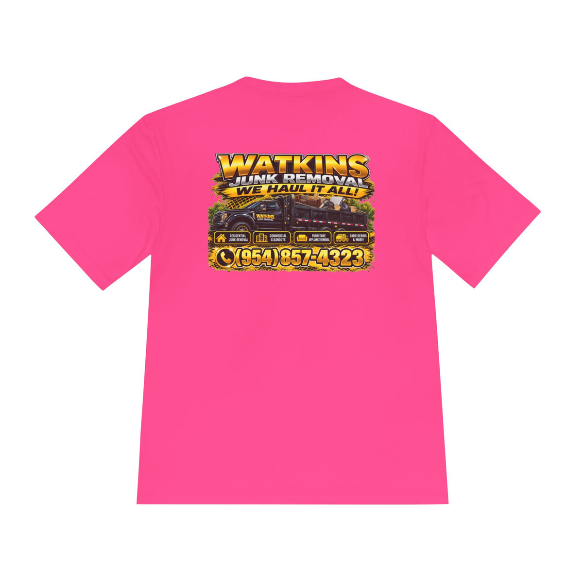 Custom Moisture-Wicking Tee — Personalized Work Shirt