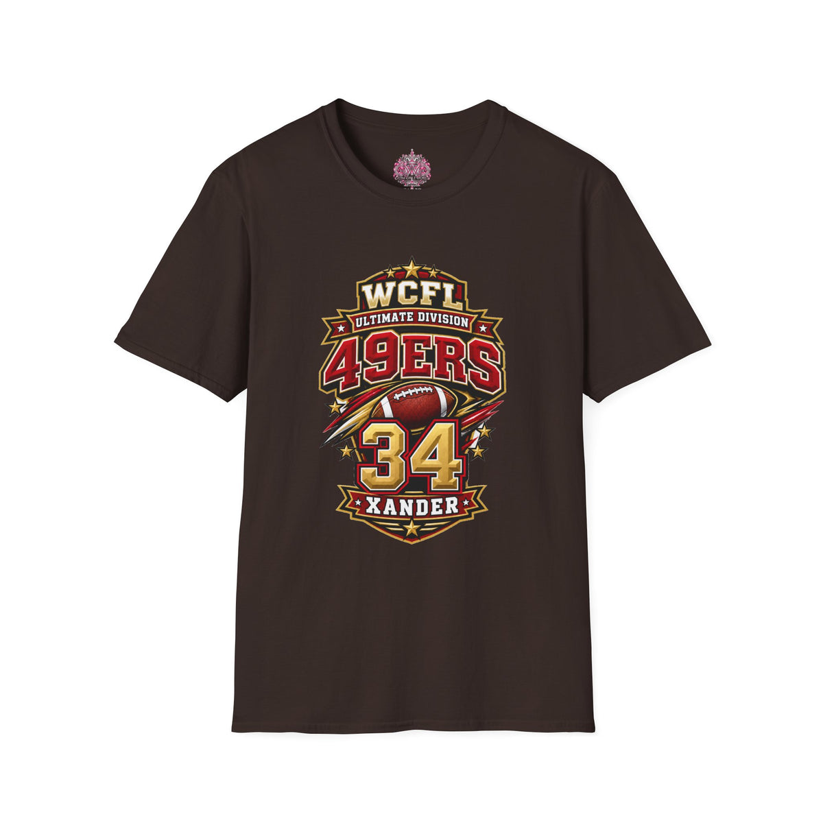 Custom Team Shirt -49ers WCFL Football Tee — Ultimate Division  Jersey Shirt