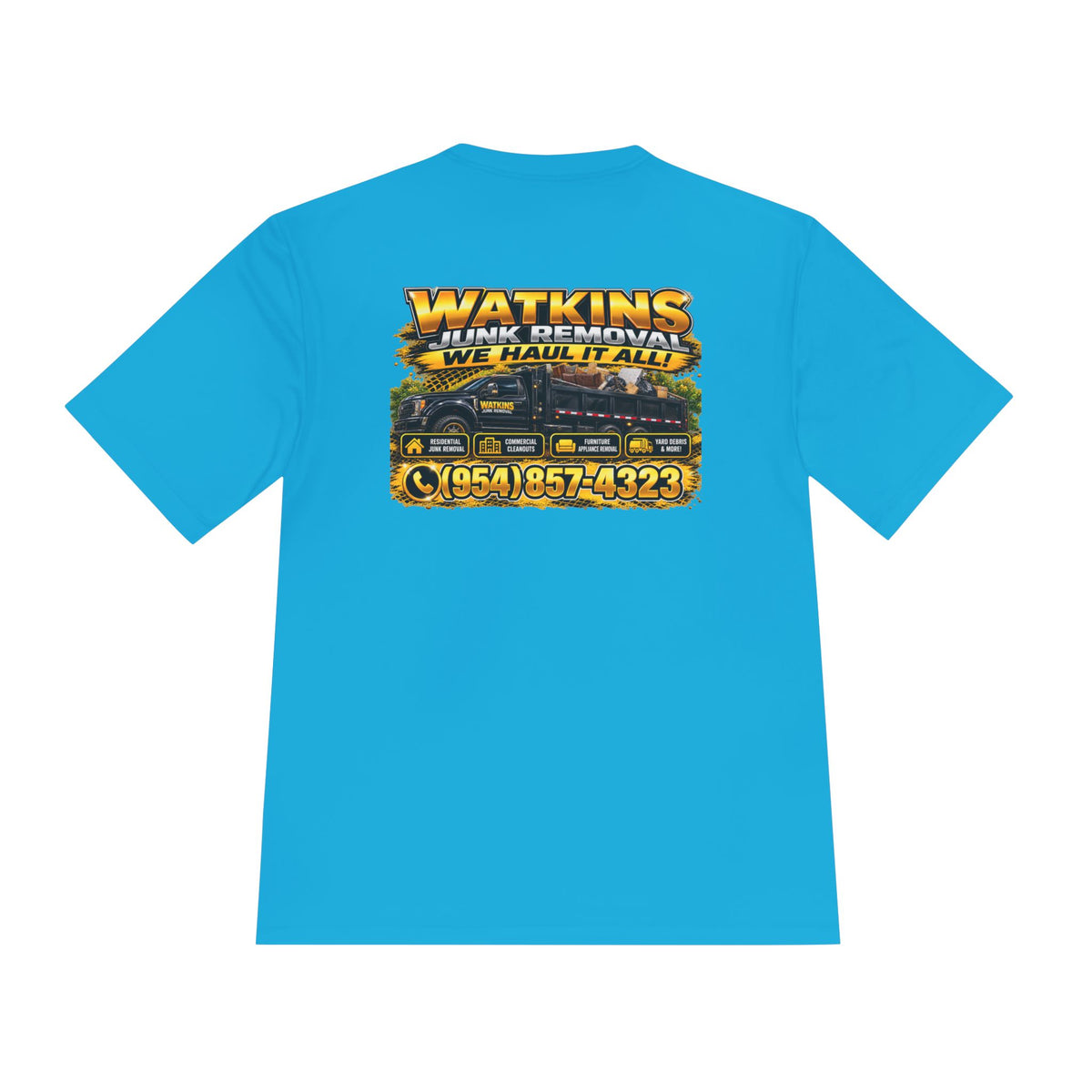 Custom Moisture-Wicking Tee — Personalized Work Shirt