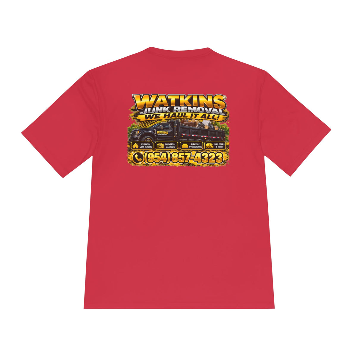 Custom Moisture-Wicking Tee — Personalized Work Shirt
