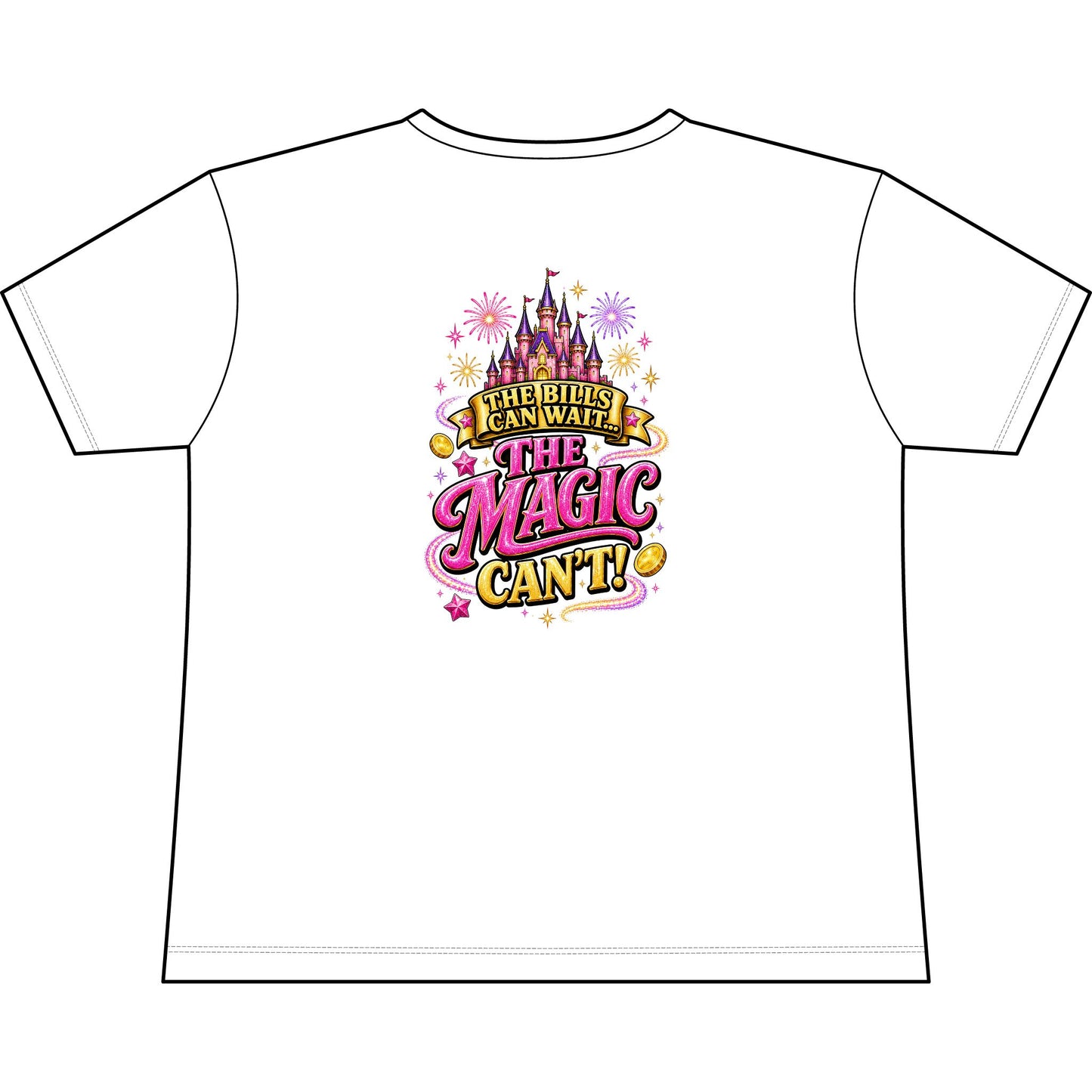 Disney Vacation Tee — "The Magic Can't" V‑Neck