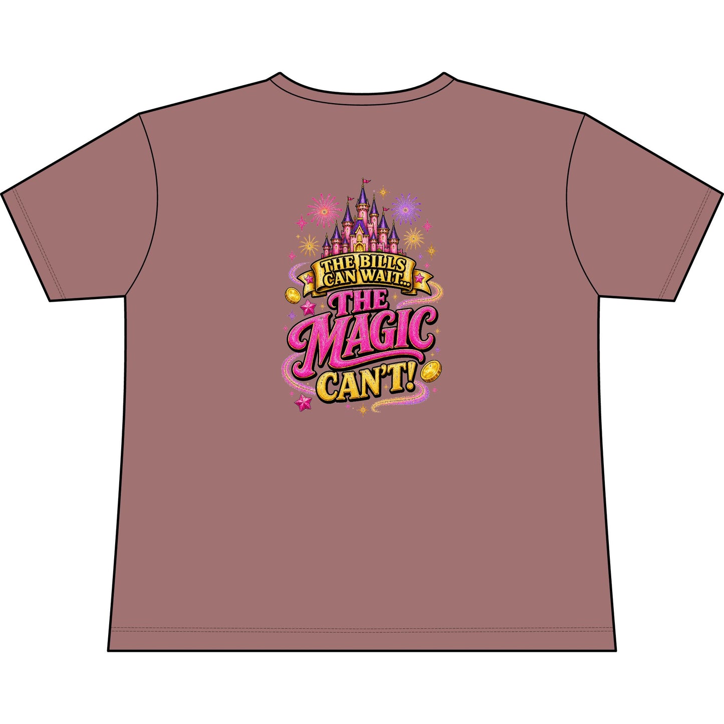 Disney Vacation Tee — "The Magic Can't" V‑Neck