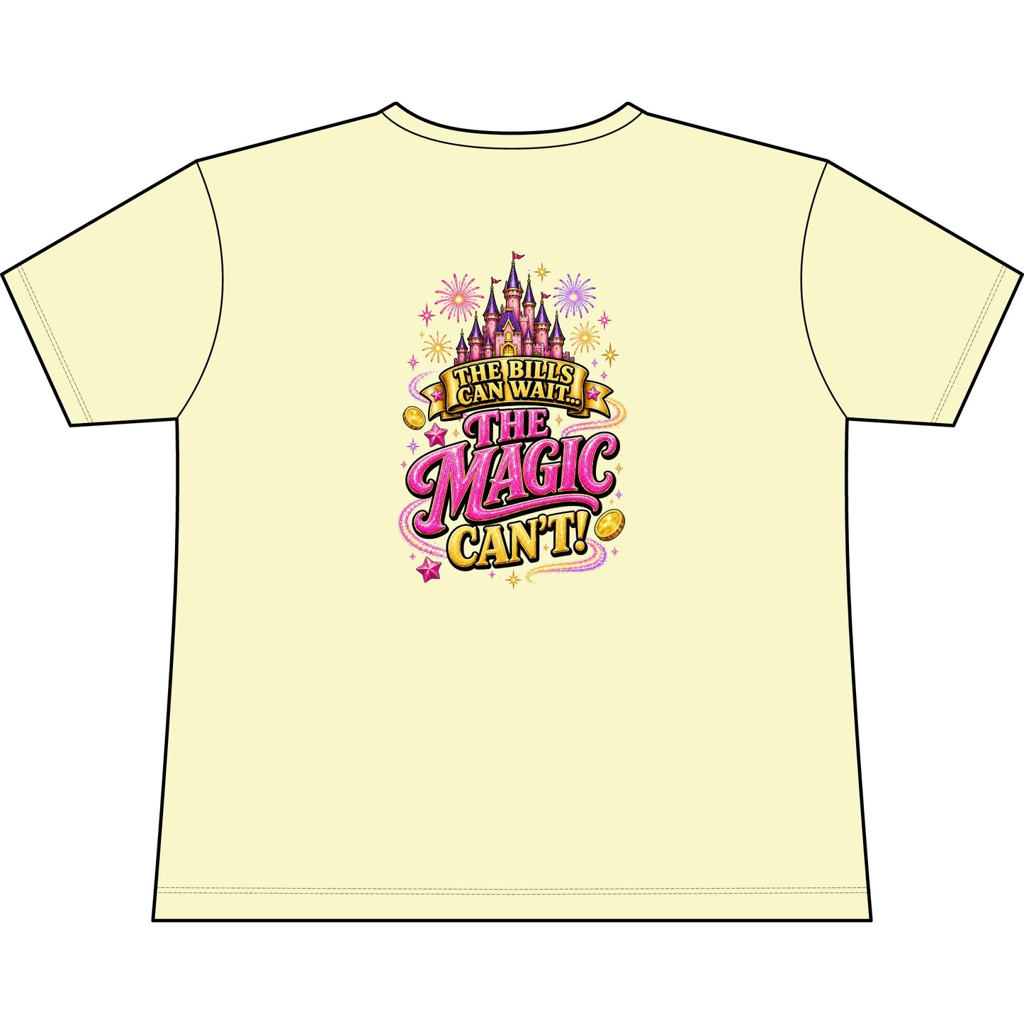 Disney Vacation Tee — "The Magic Can't" V‑Neck