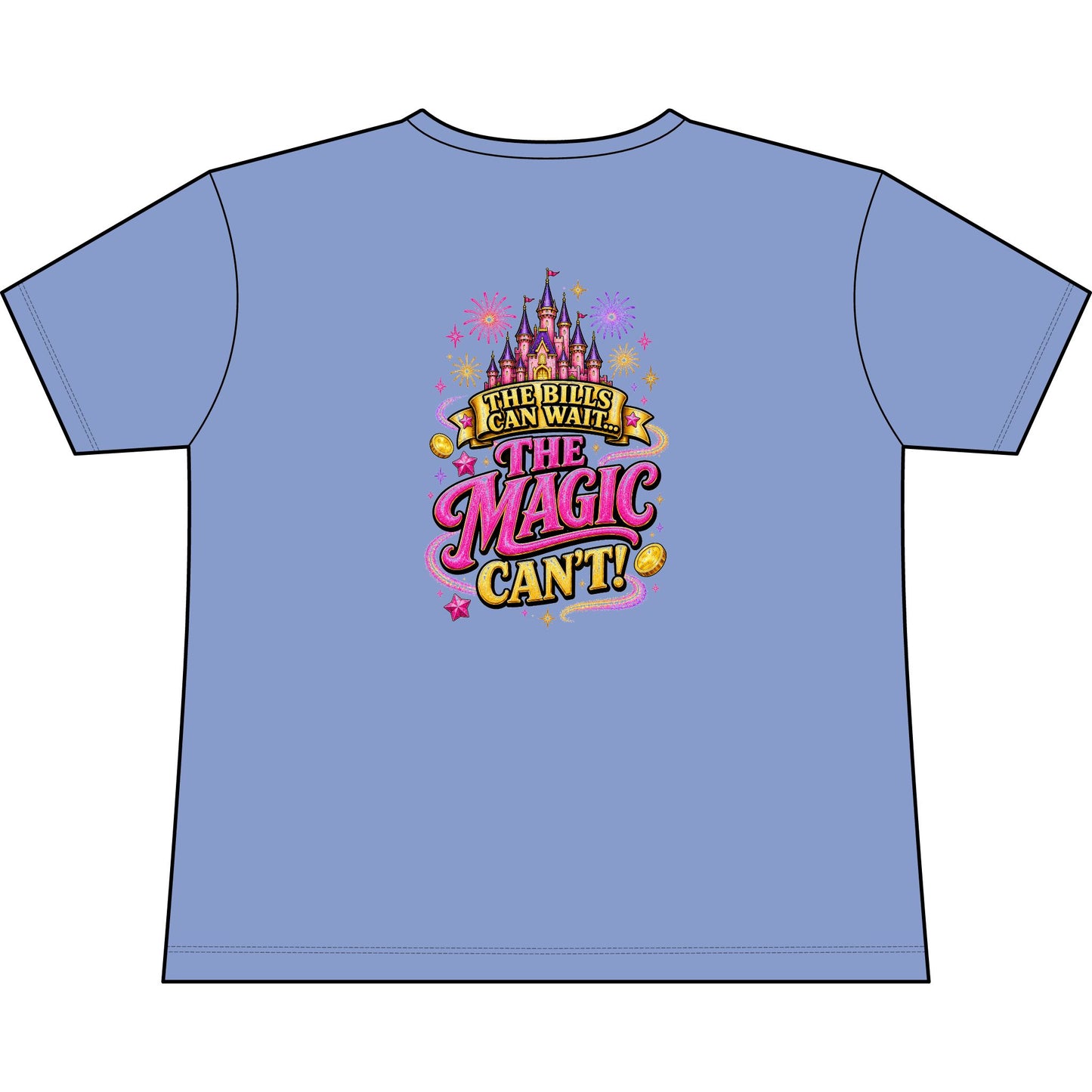 Disney Vacation Tee — "The Magic Can't" V‑Neck