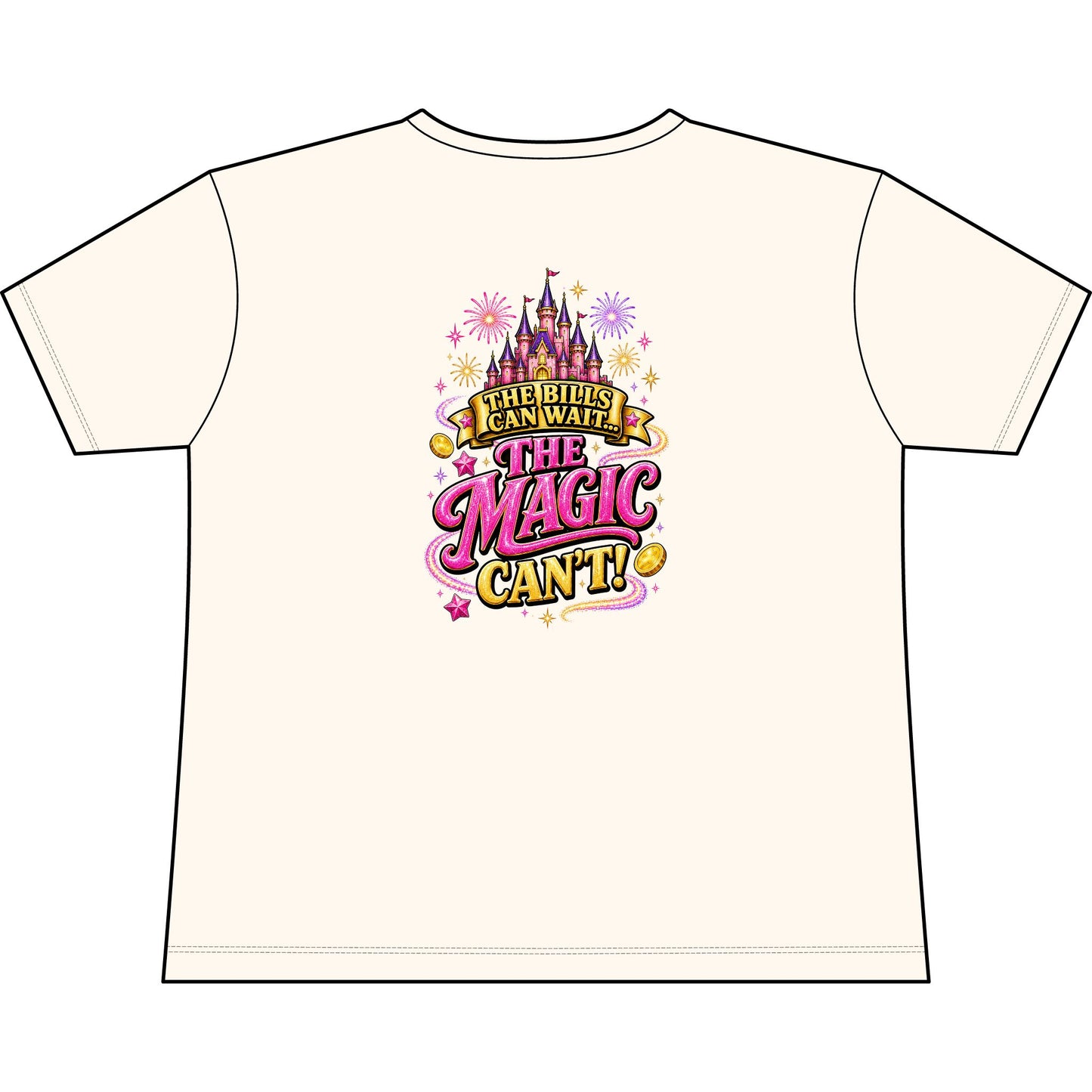 Disney Vacation Tee — "The Magic Can't" V‑Neck