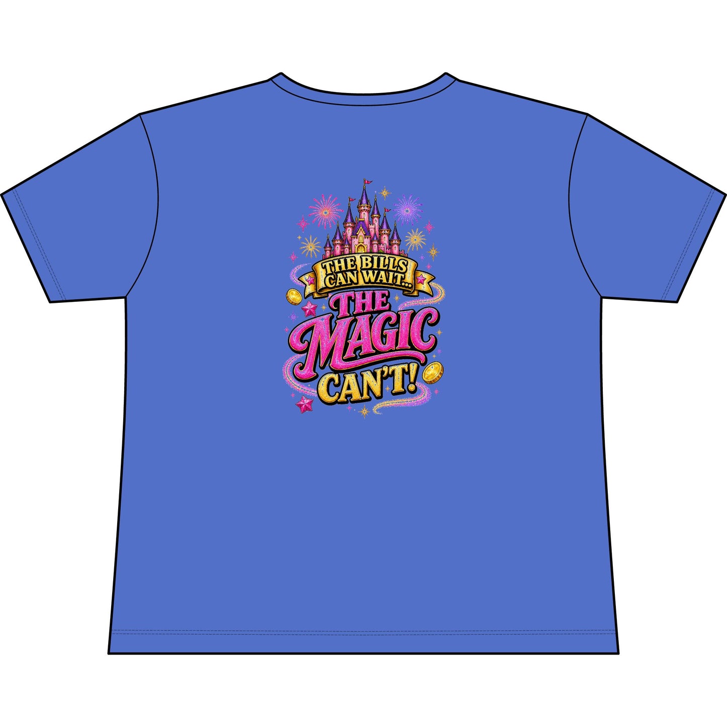 Disney Vacation Tee — "The Magic Can't" V‑Neck