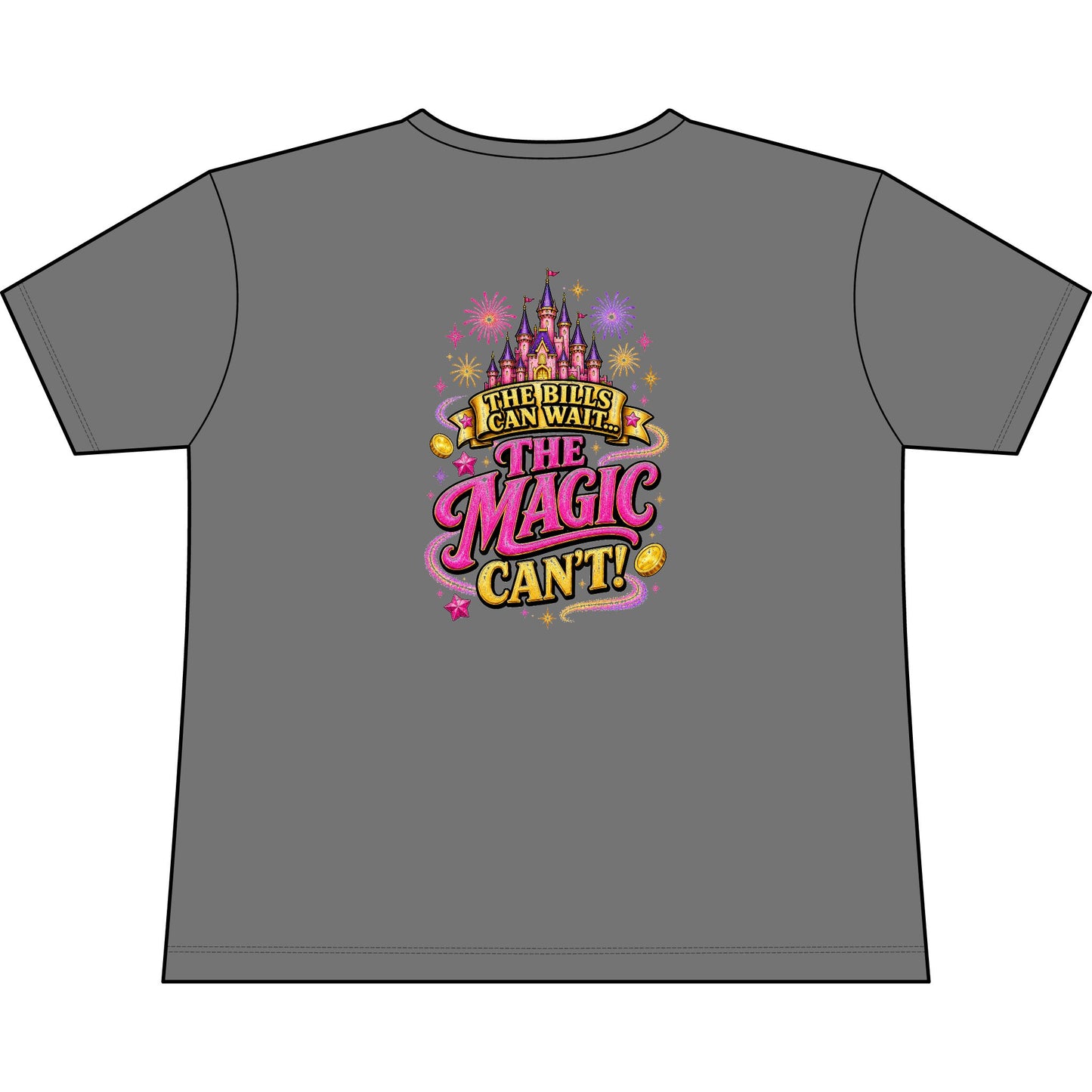 Disney Vacation Tee — "The Magic Can't" V‑Neck