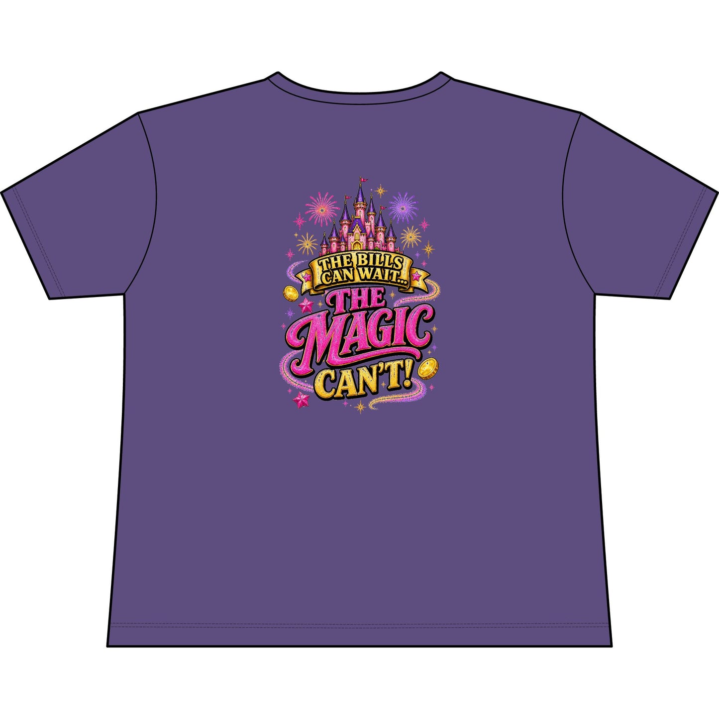 Disney Vacation Tee — "The Magic Can't" V‑Neck