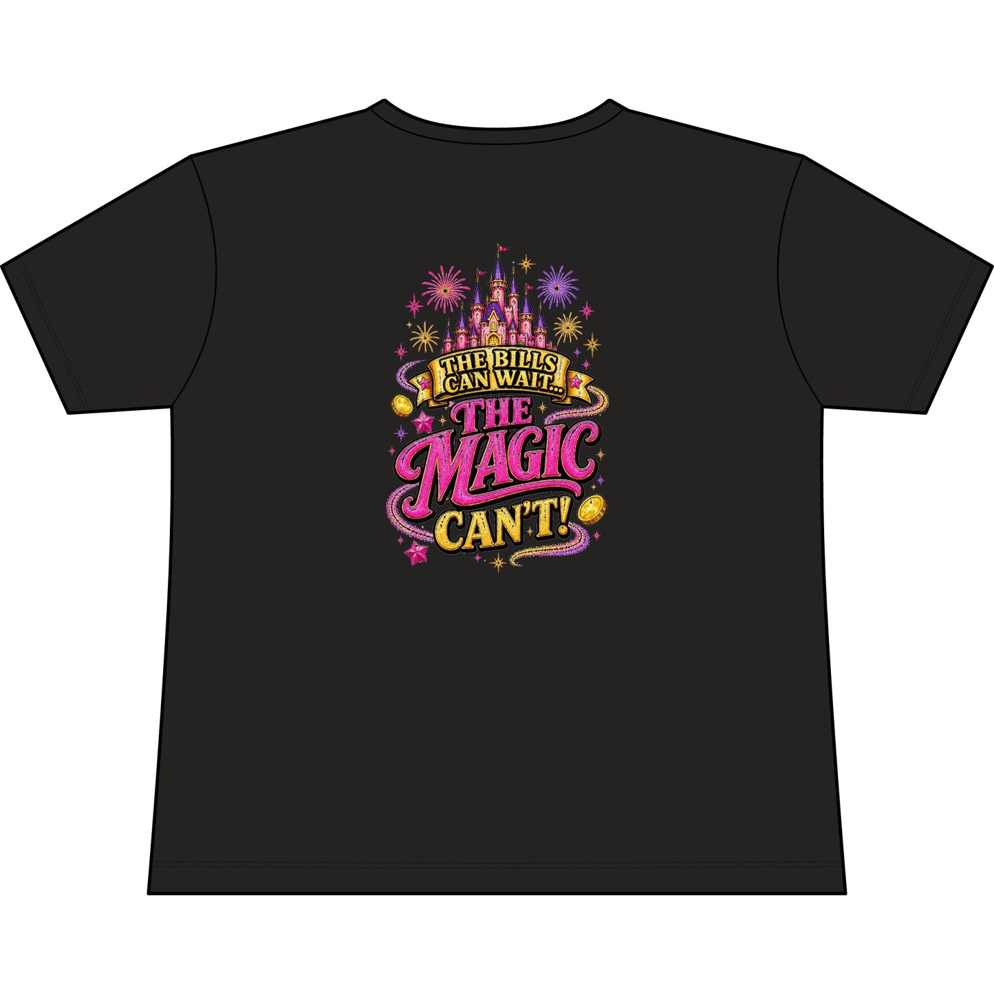 Disney Vacation Tee — "The Magic Can't" V‑Neck