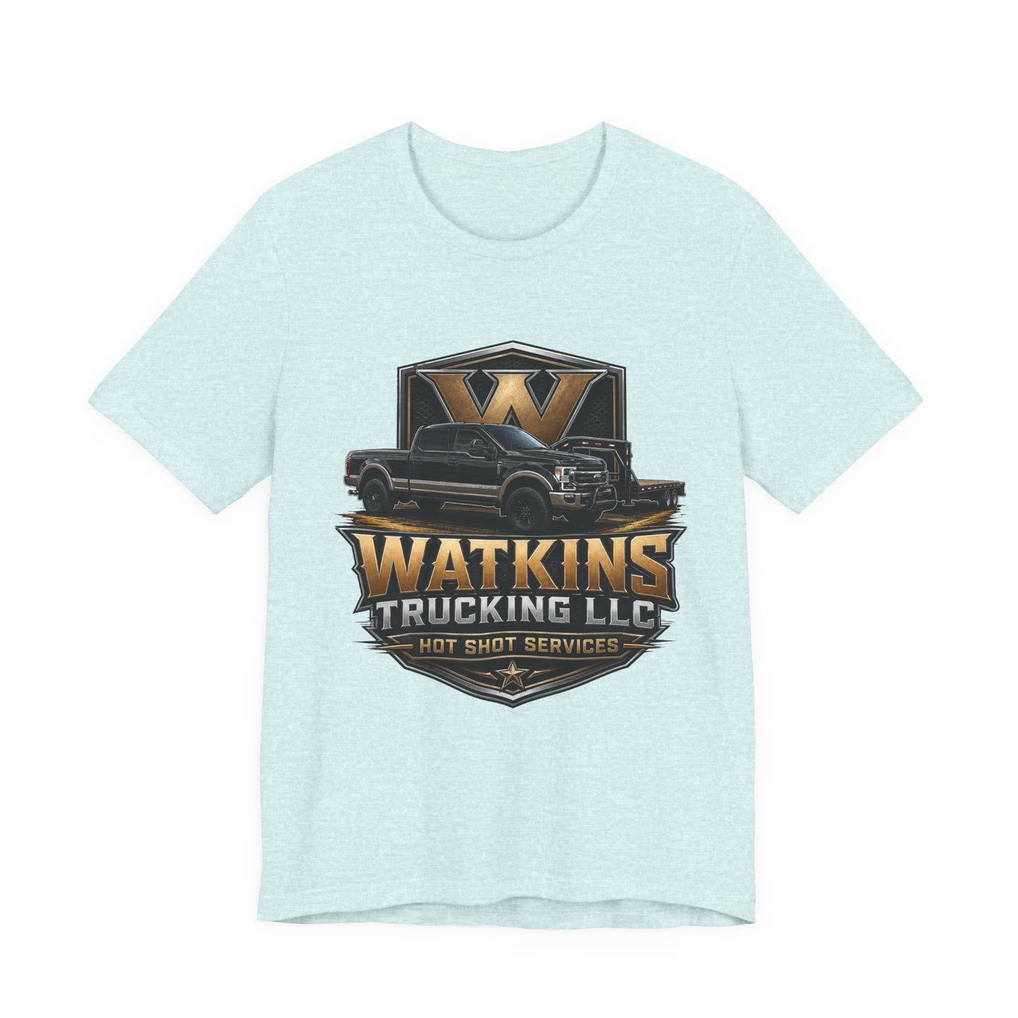 Watkins Trucking LLC Logo T‑Shirt — Gabriel Watkins Contact Graphic Tee