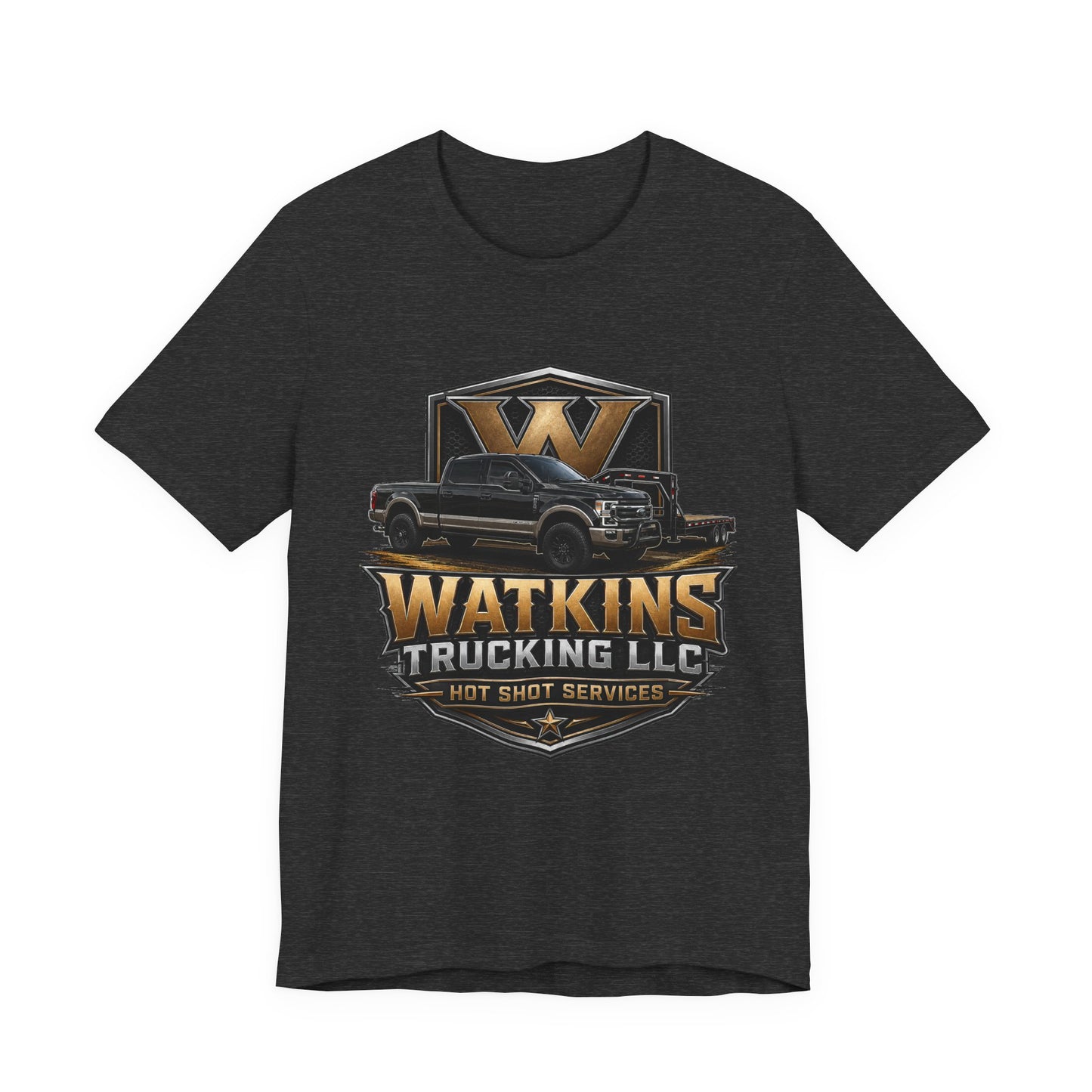 Watkins Trucking LLC Logo T‑Shirt — Gabriel Watkins Contact Graphic Tee