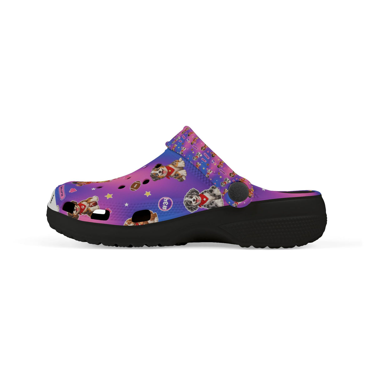 Kids' Purple Puppy Adventure EVA Foam Clogs