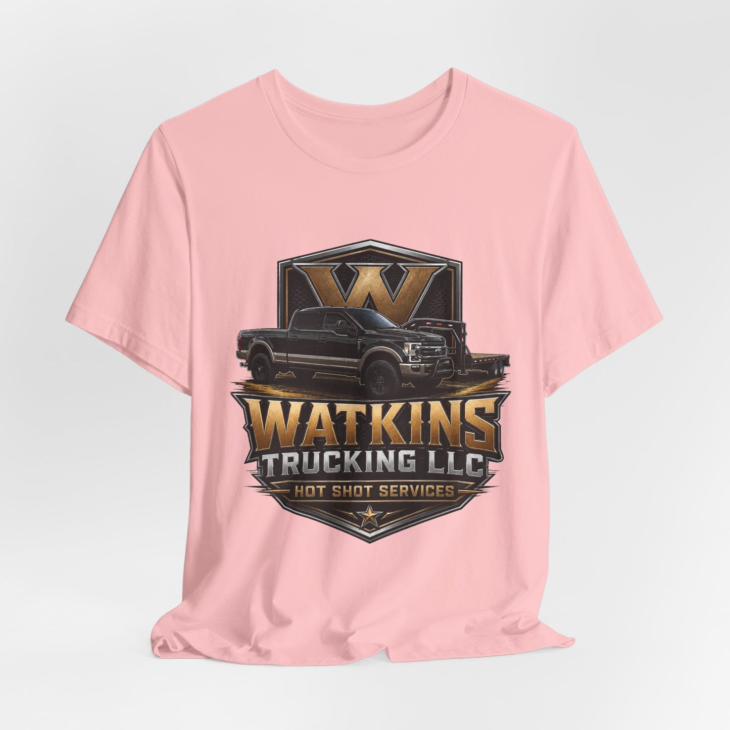 Watkins Trucking LLC Logo T‑Shirt — Gabriel Watkins Contact Graphic Tee