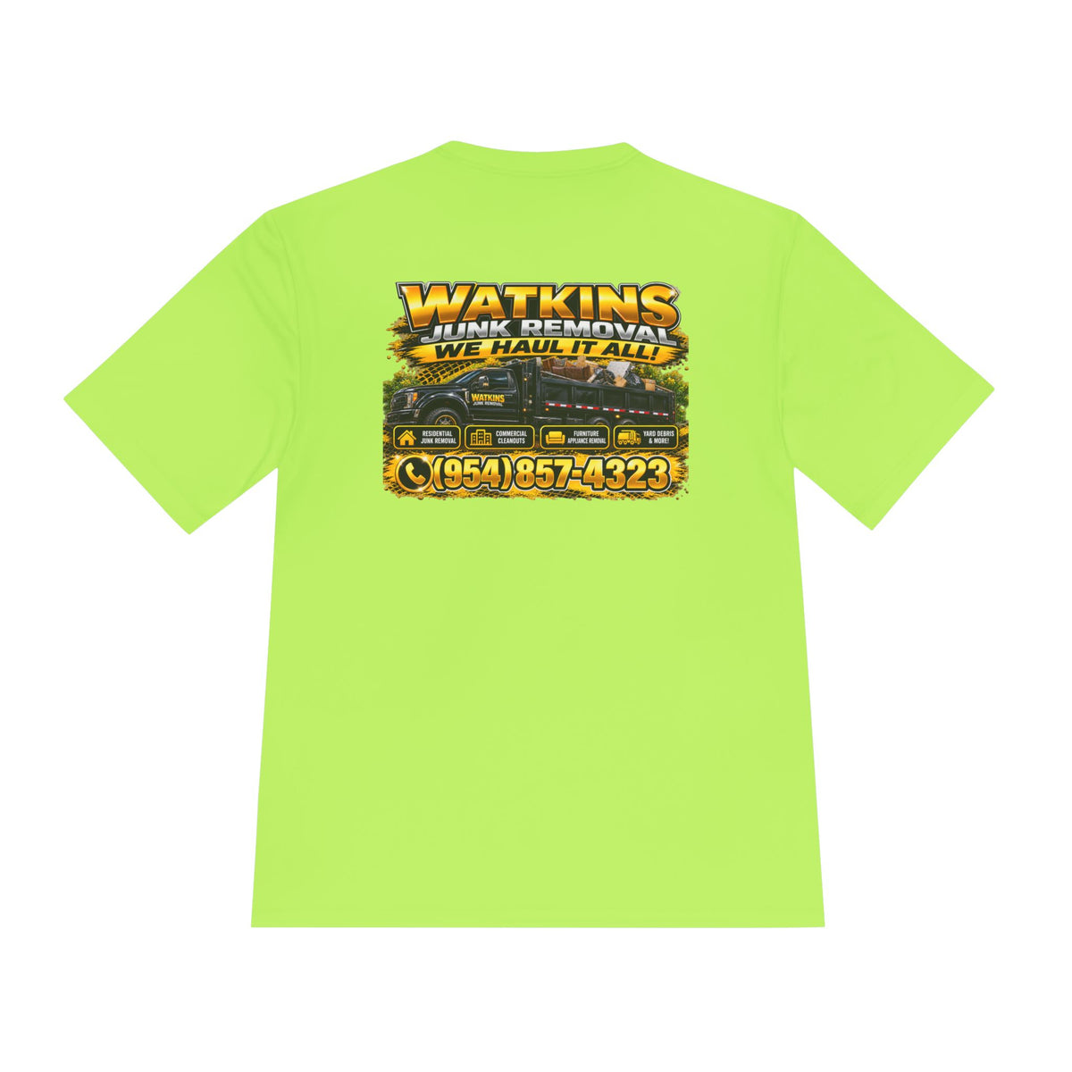 Custom Moisture-Wicking Tee — Personalized Work Shirt