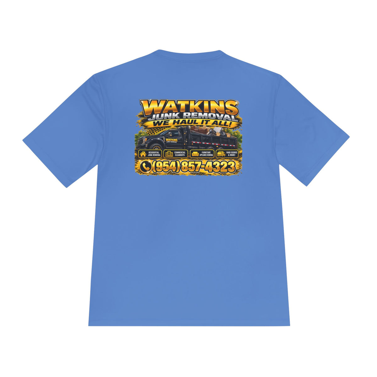 Custom Moisture-Wicking Tee — Personalized Work Shirt