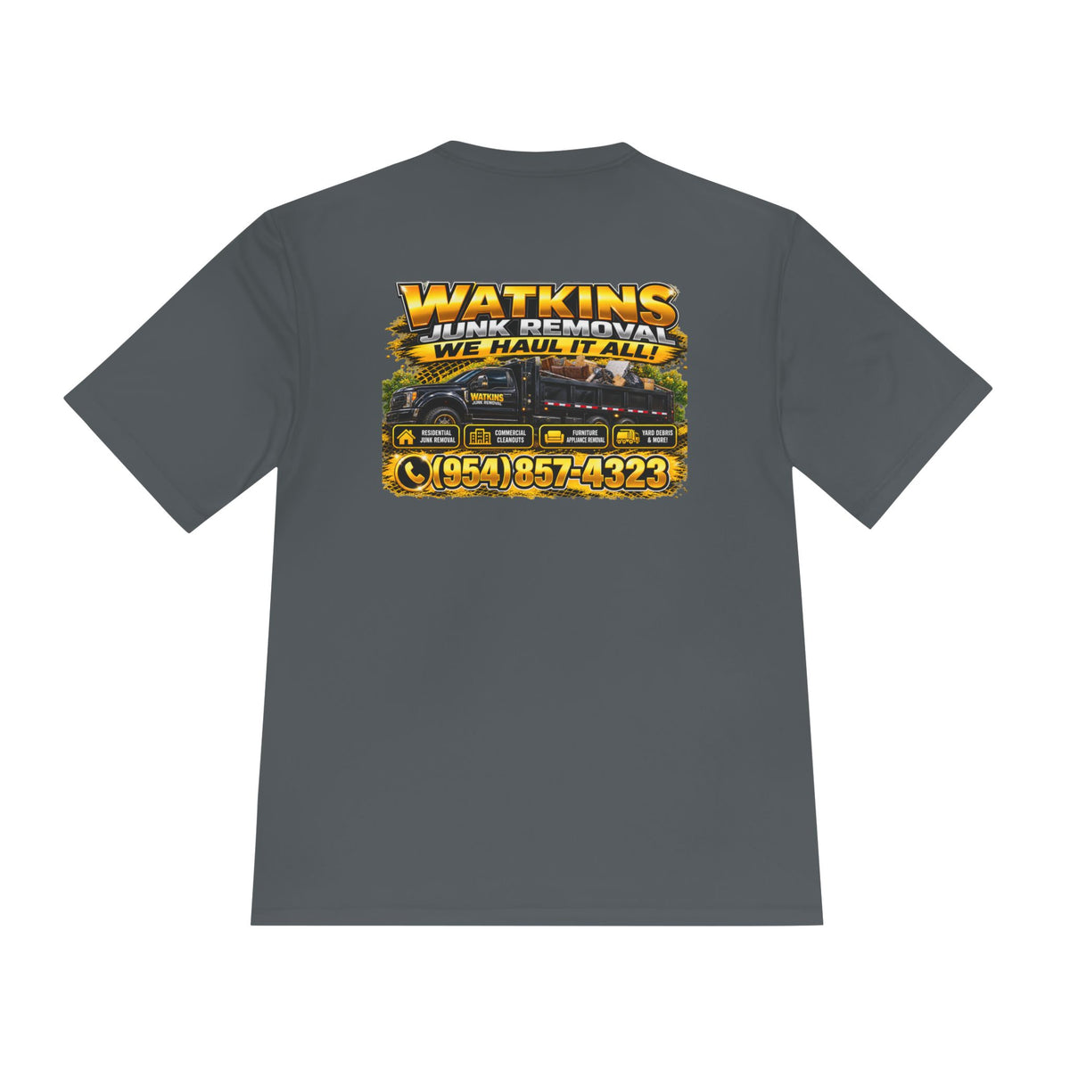 Custom Moisture-Wicking Tee — Personalized Work Shirt