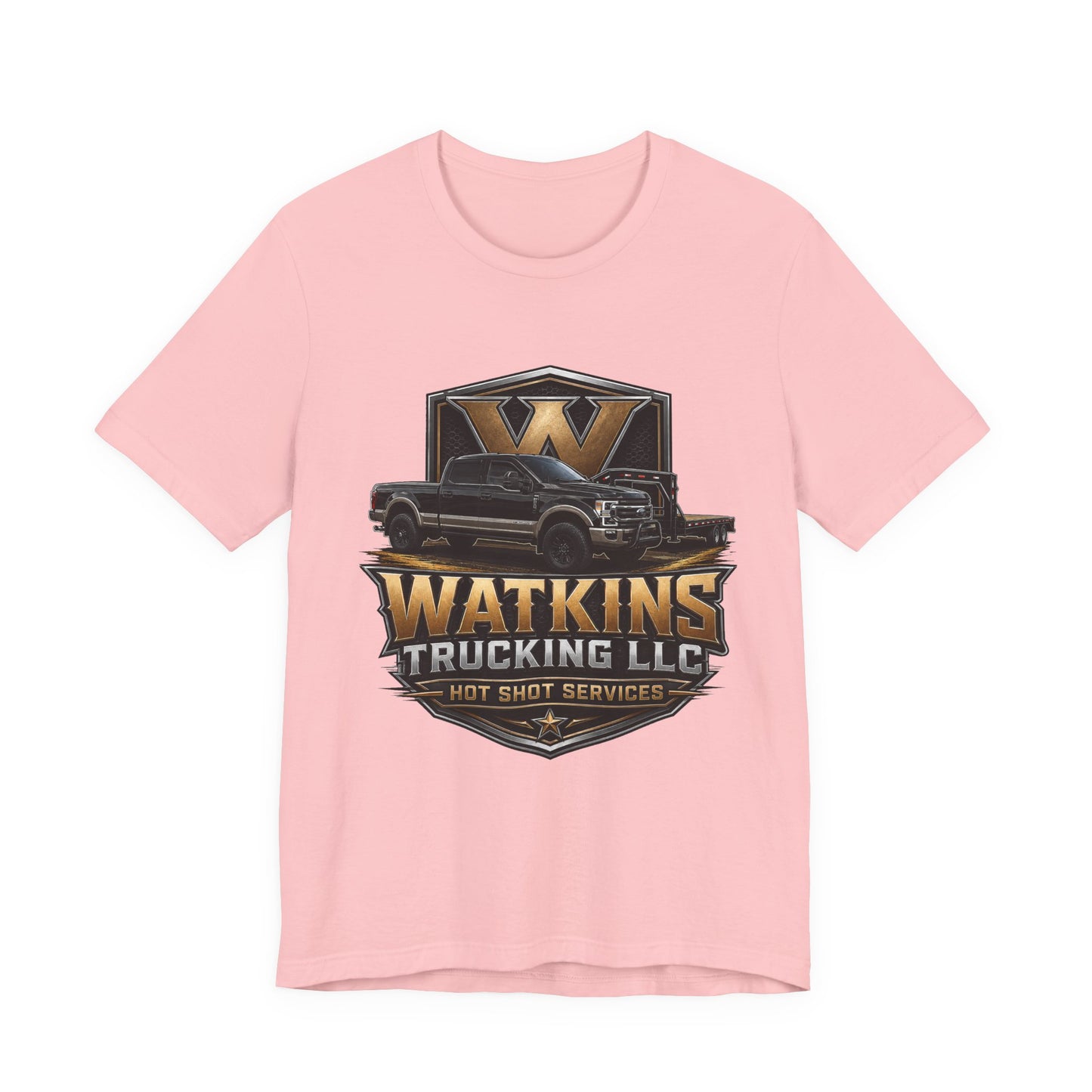 Watkins Trucking LLC Logo T‑Shirt — Gabriel Watkins Contact Graphic Tee