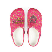 Pink Princess Crown EVA Clogs — Kids' Foam Slip-On Shoes