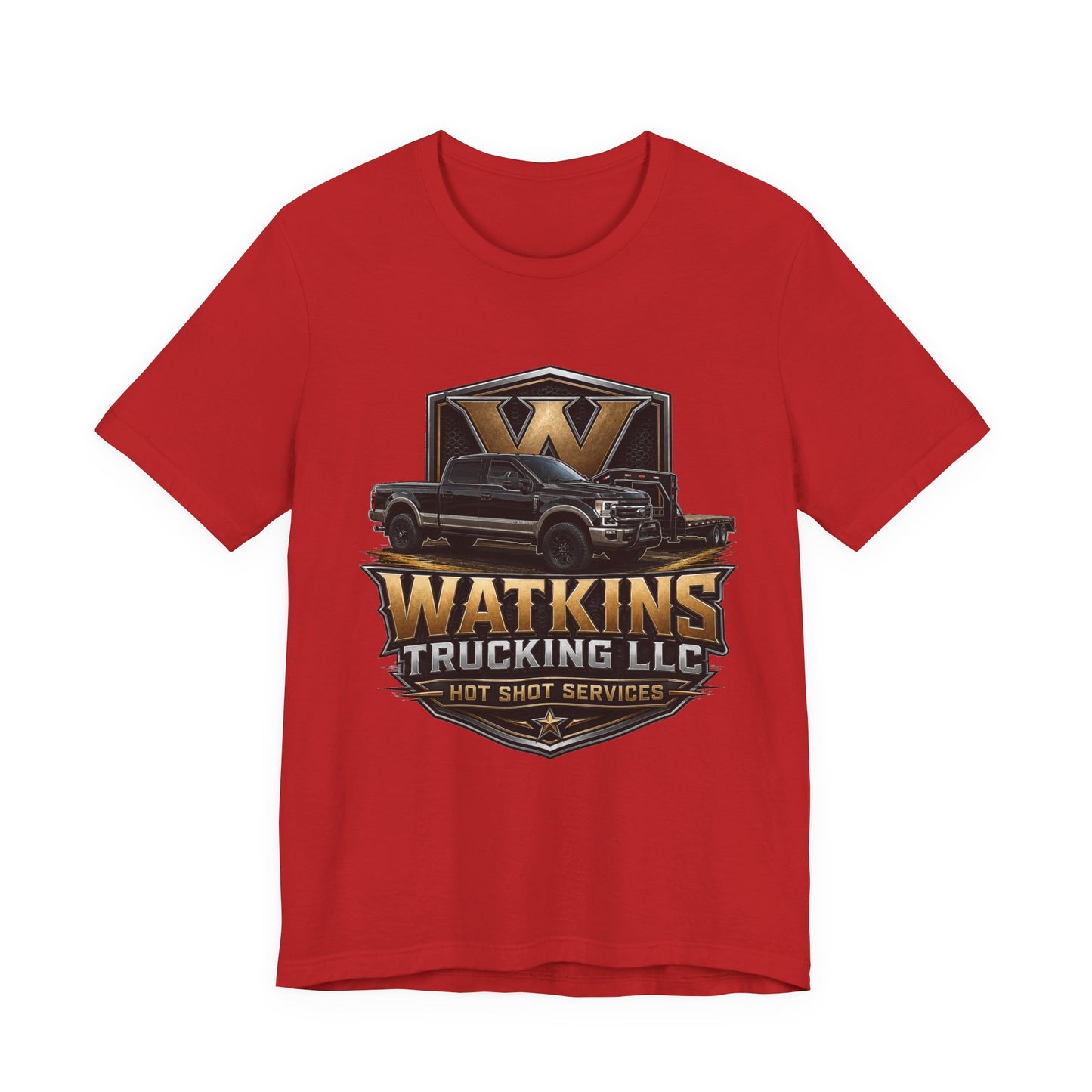 Watkins Trucking LLC Logo T‑Shirt — Gabriel Watkins Contact Graphic Tee