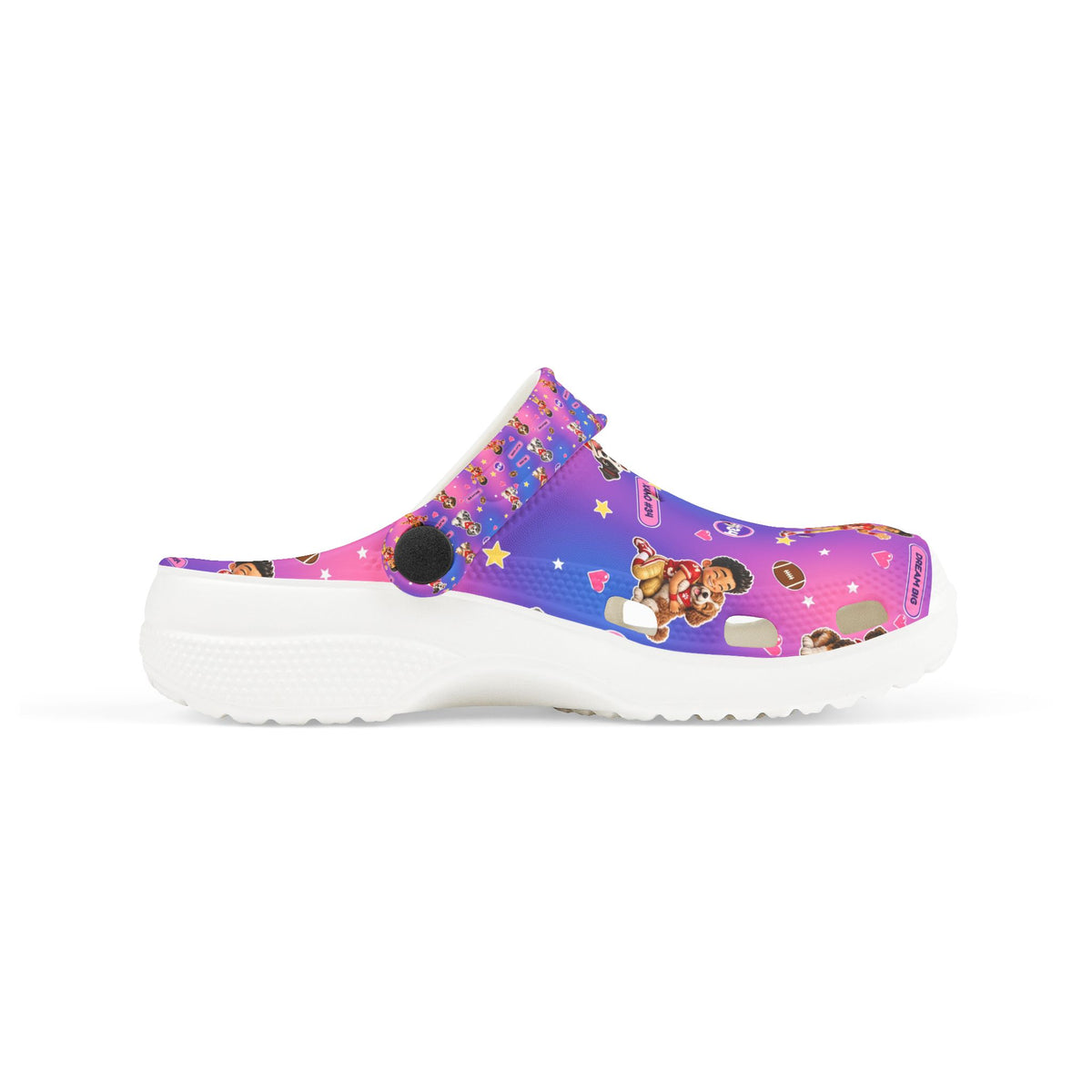Kids' Purple Puppy Adventure EVA Foam Clogs