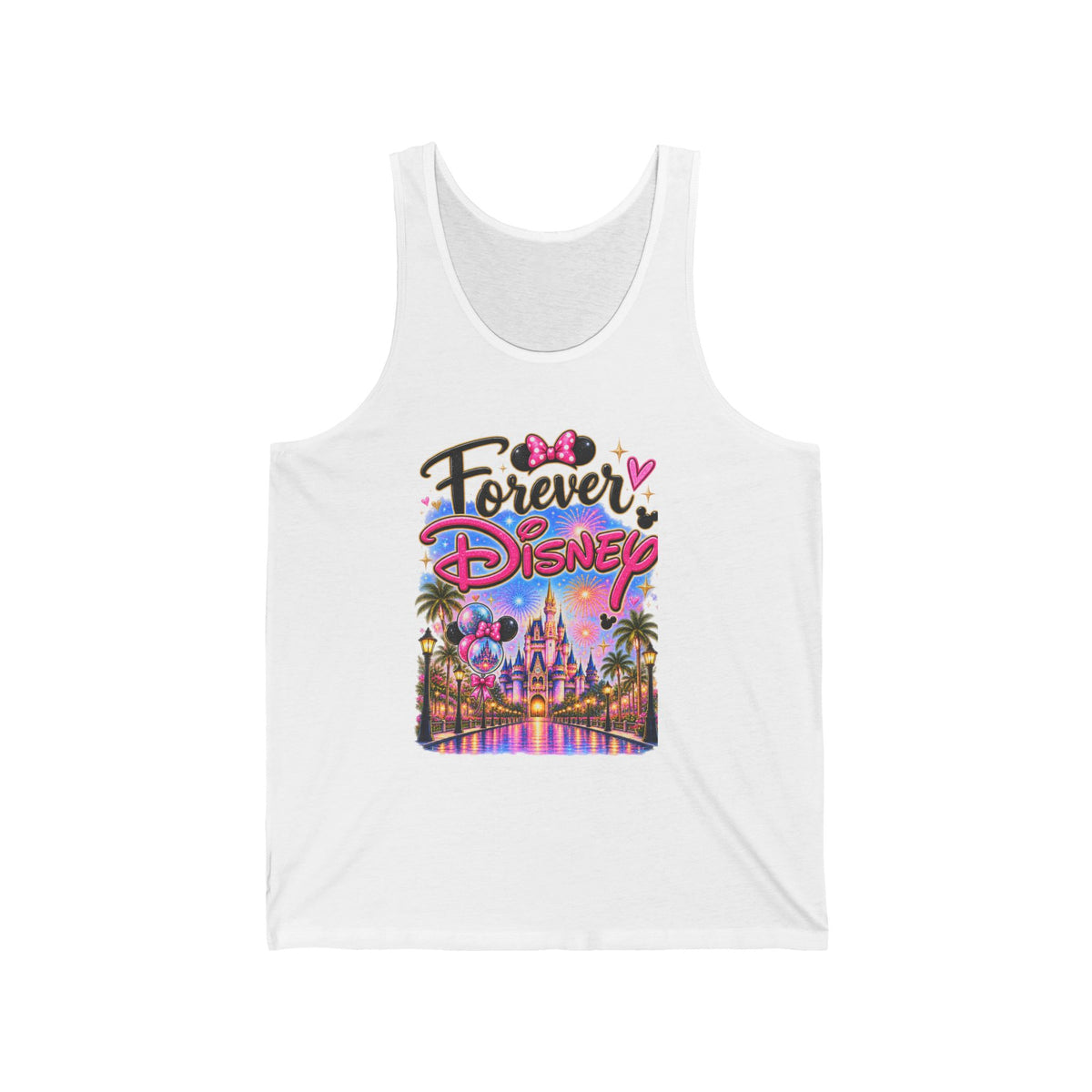 Forever Disney Tank Top — Retro Castle & Minnie Graphic