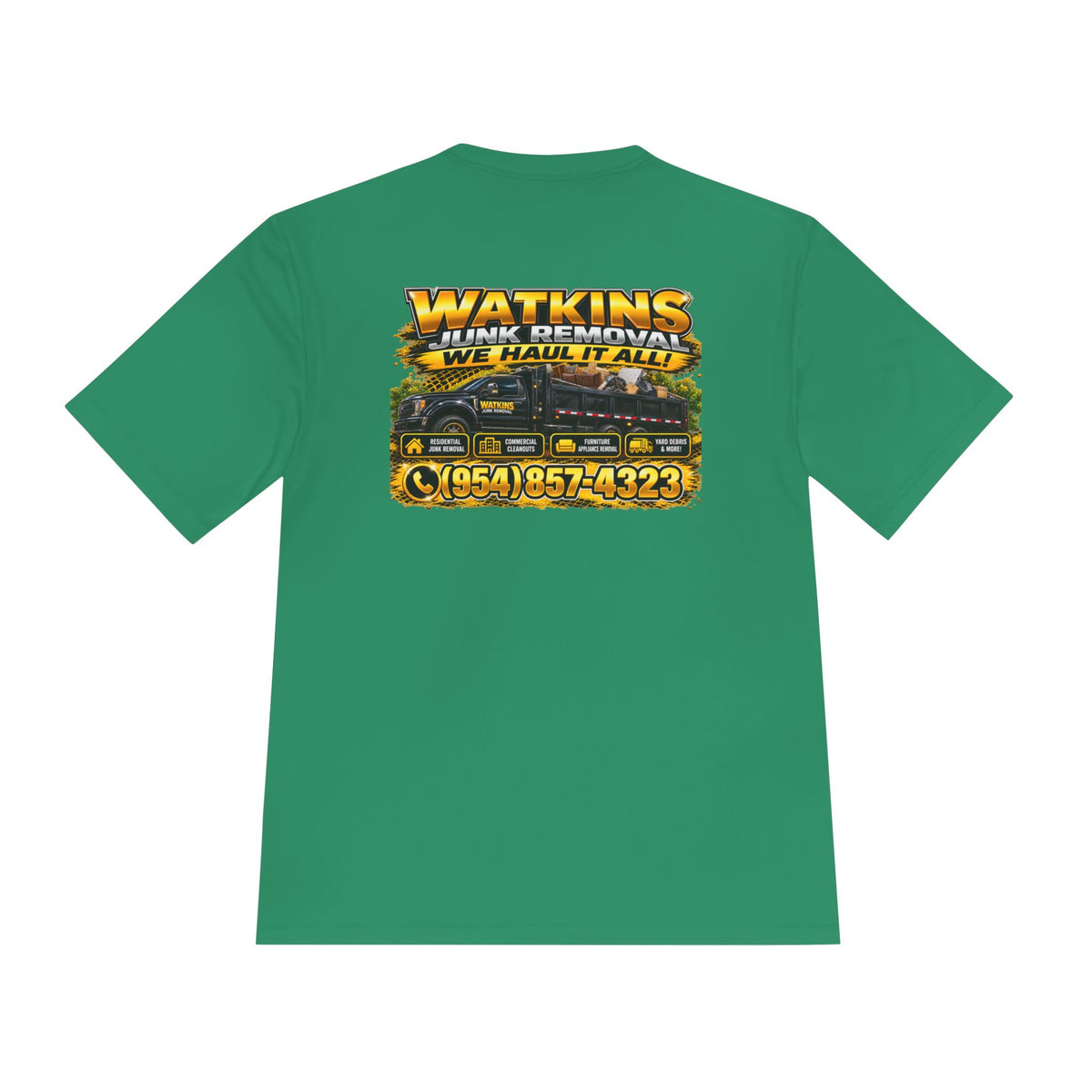Custom Moisture-Wicking Tee — Personalized Work Shirt