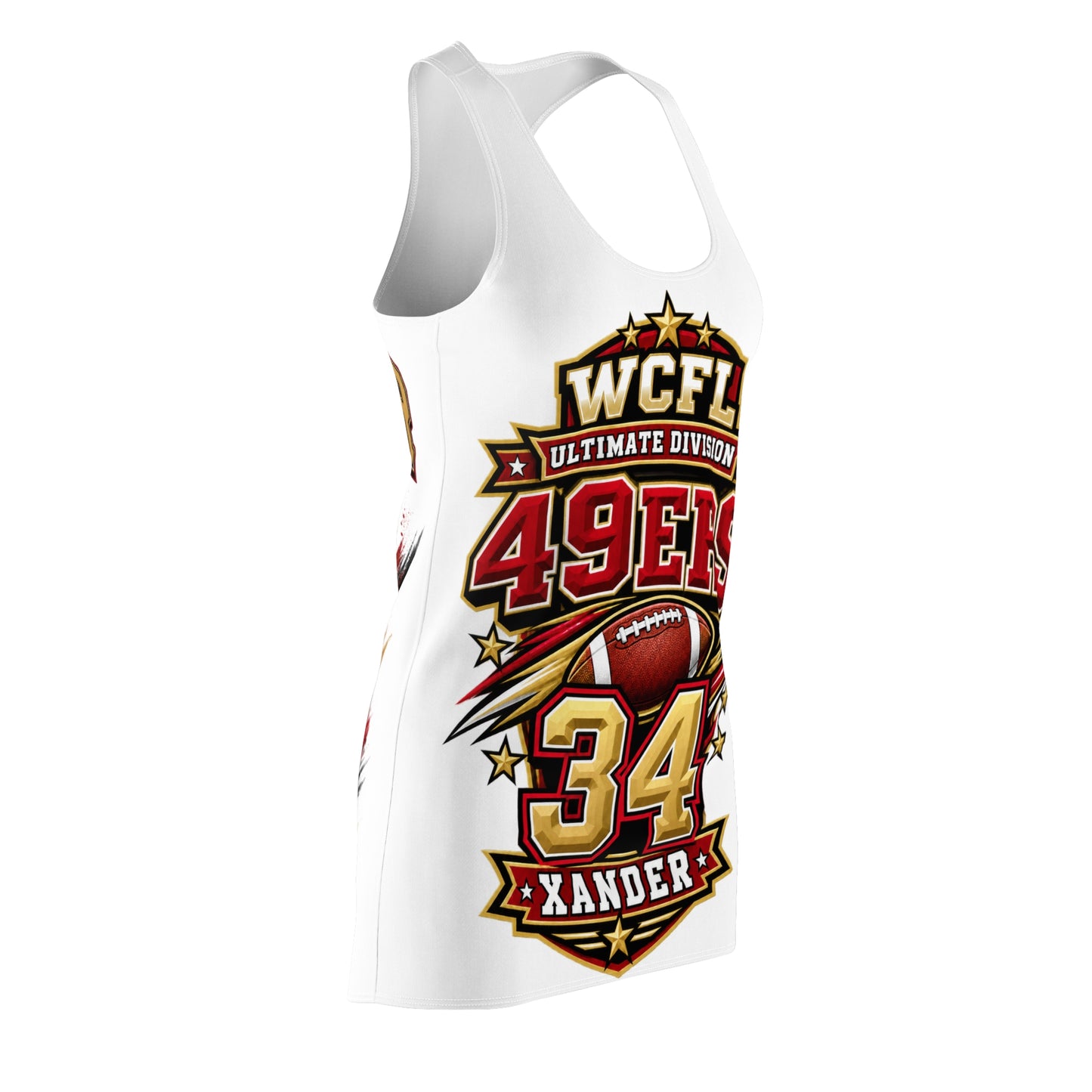 Women's Cut & Sew Racerback Dress (AOP)