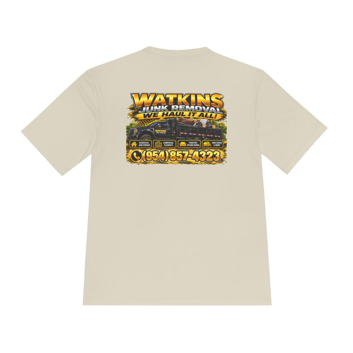 Custom Moisture-Wicking Tee — Personalized Work Shirt