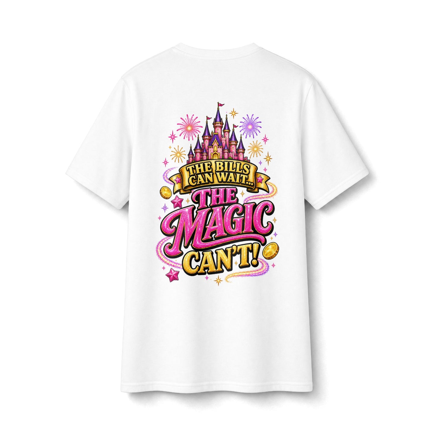 Disney Money V-Neck Tee — “If I Say I’m Broke It’s Disney Money” Graphic Shirt