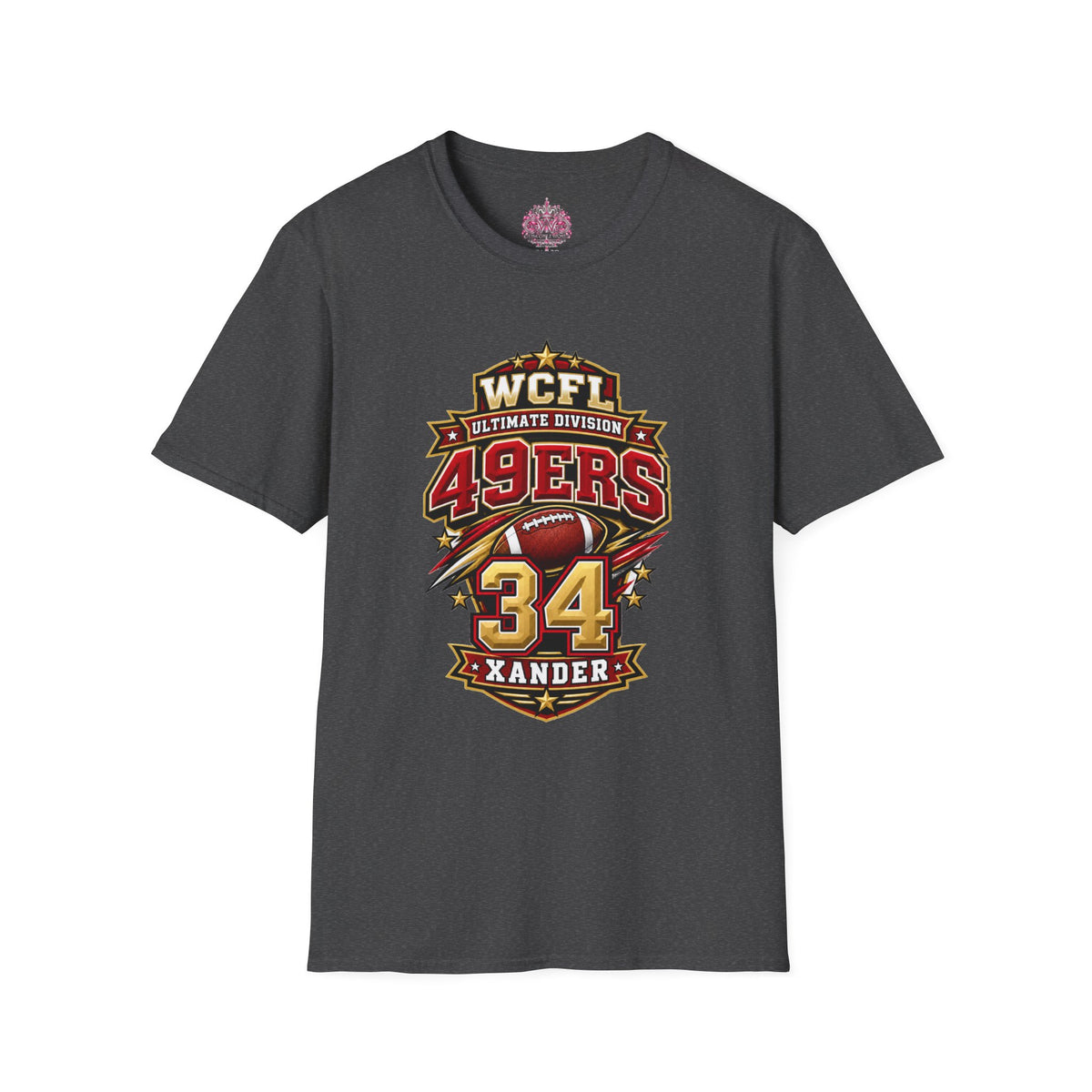 Custom Team Shirt -49ers WCFL Football Tee — Ultimate Division  Jersey Shirt