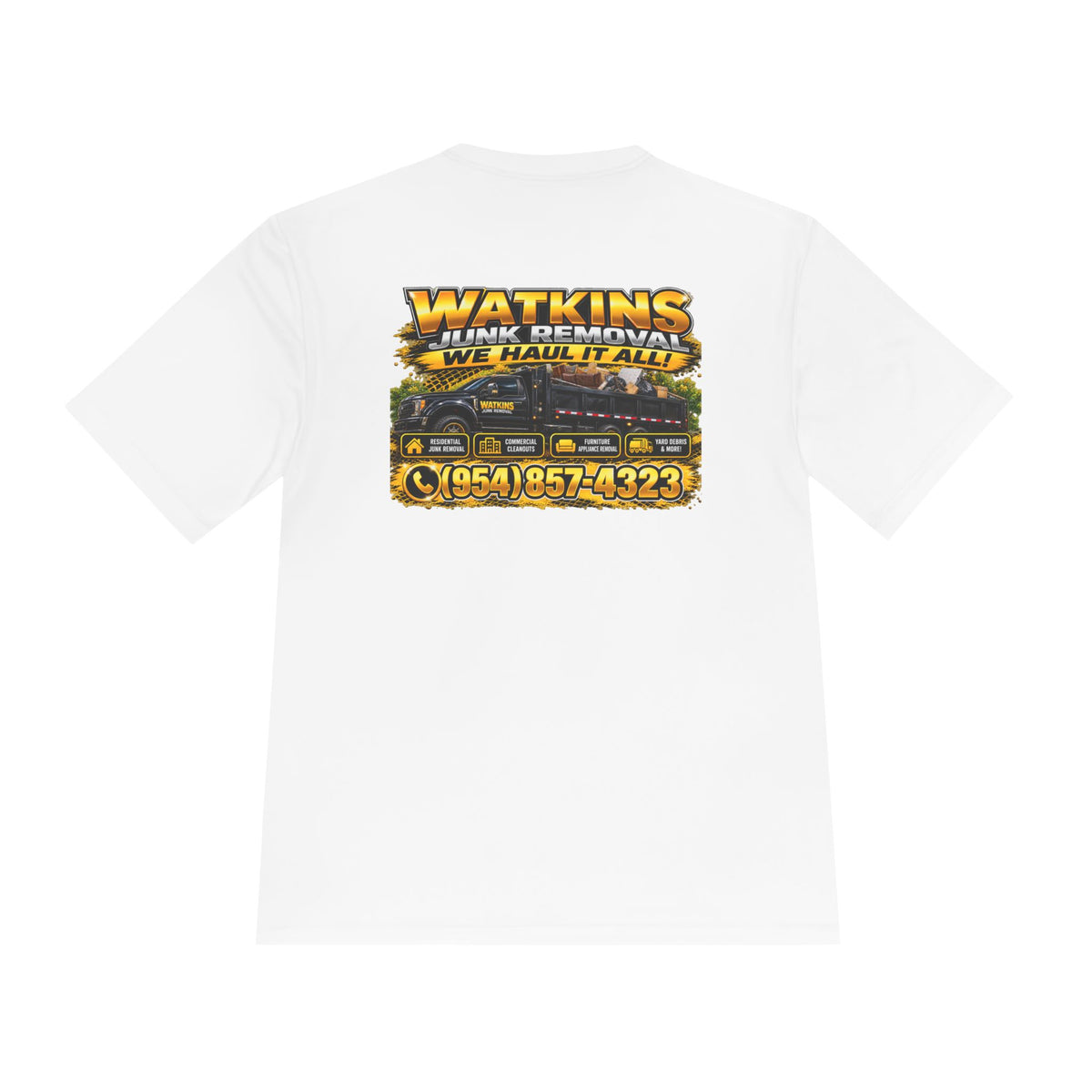 Custom Moisture-Wicking Tee — Personalized Work Shirt