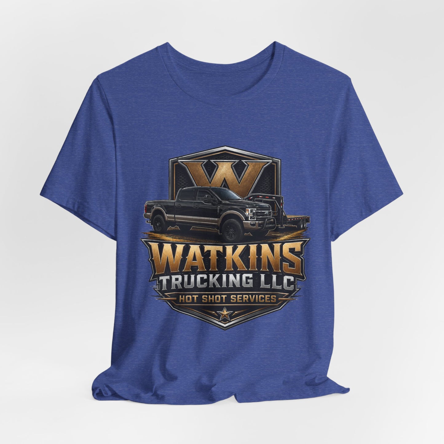 Watkins Trucking LLC Logo T‑Shirt — Gabriel Watkins Contact Graphic Tee