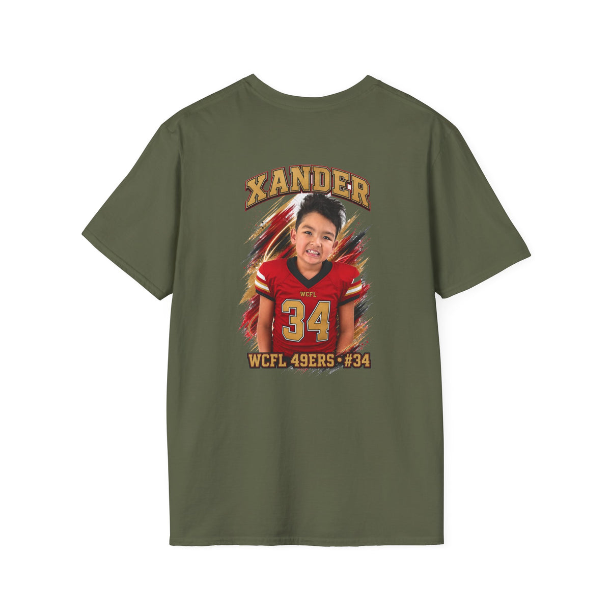 Custom Team Shirt -49ers WCFL Football Tee — Ultimate Division  Jersey Shirt