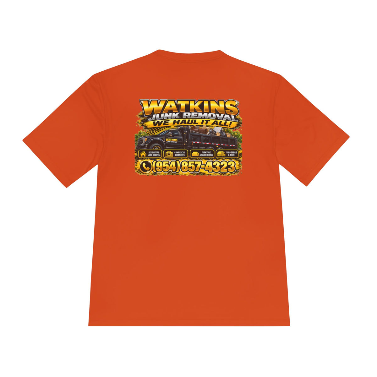 Custom Moisture-Wicking Tee — Personalized Work Shirt