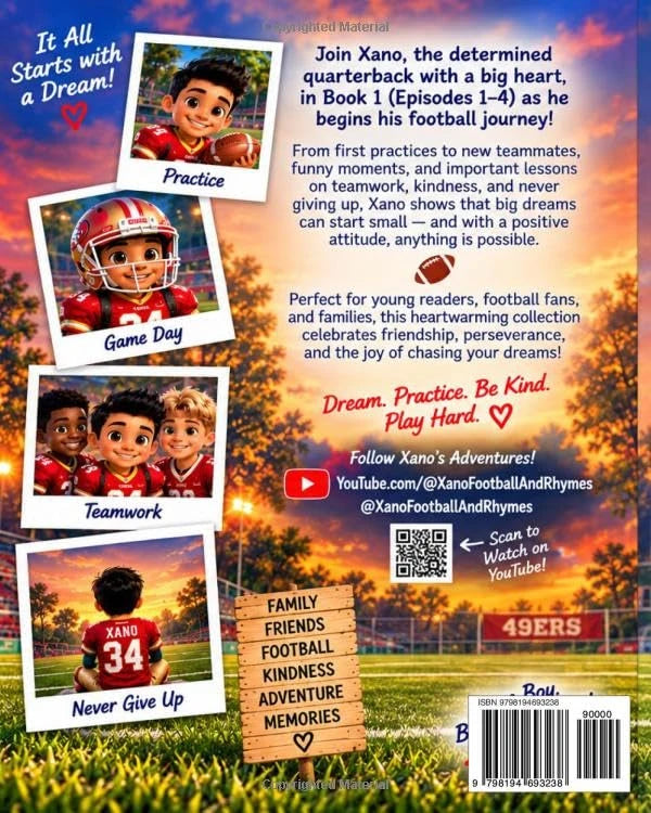 Xano 34 Football Storybook