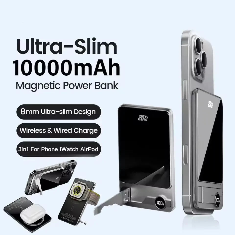 Magnetic Wireless Travel Power Bank