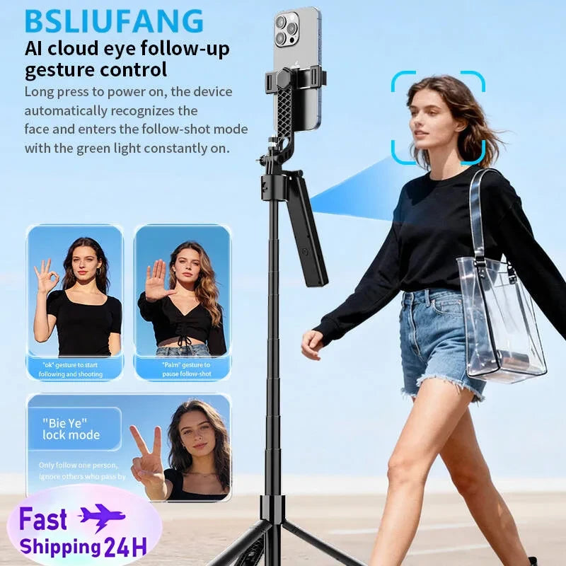 Smart Smartphone Gimbal Stabilizer Tripod
