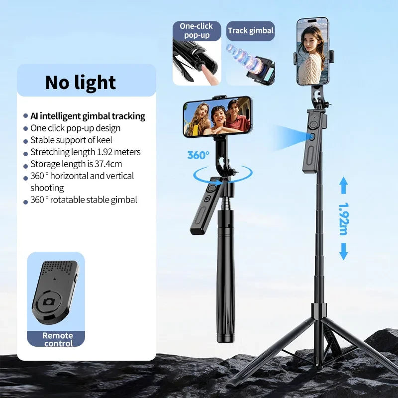 Smart Smartphone Gimbal Stabilizer Tripod