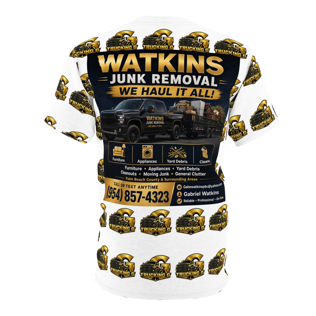 Custom Company Logo All-Over Print