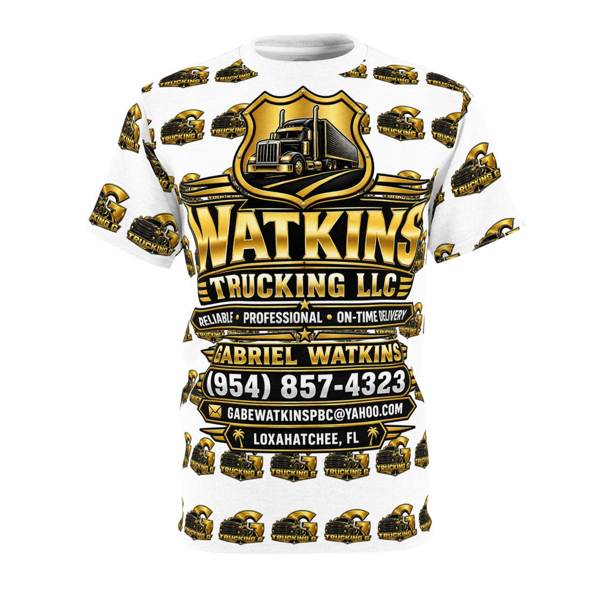Custom Company Logo All-Over Print