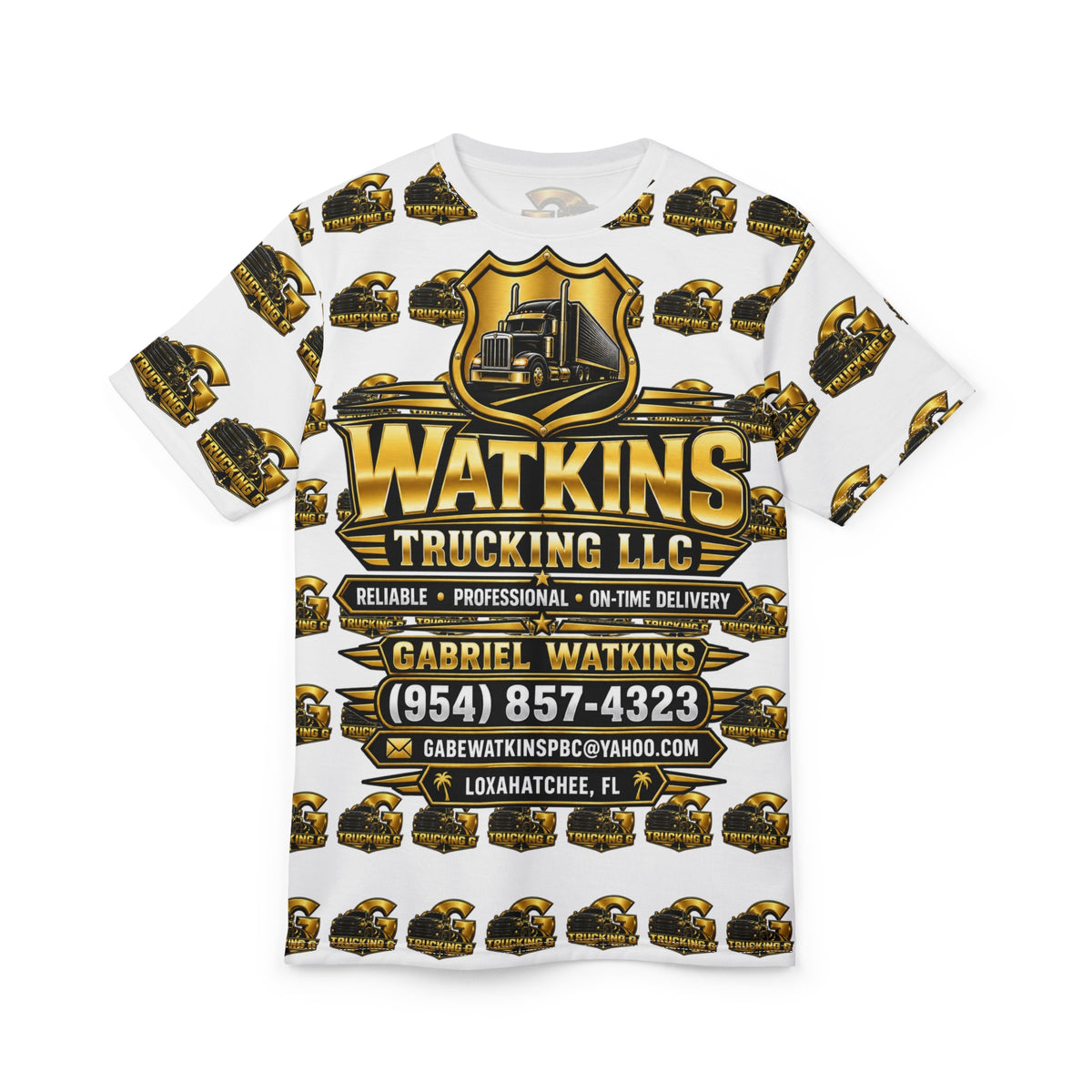 Custom Company Logo All-Over Print