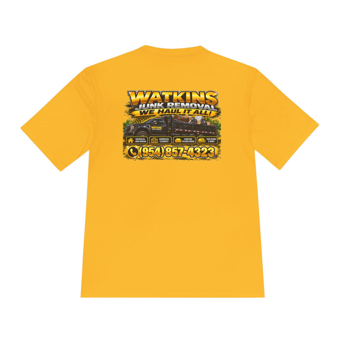 Custom Moisture-Wicking Tee — Personalized Work Shirt